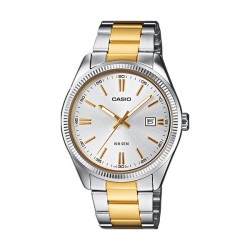 CASIO COLLECTION Mod. DATE, STEEL&GOLD - CHAMPAGNE MTP-1302PSG-7AVEF
